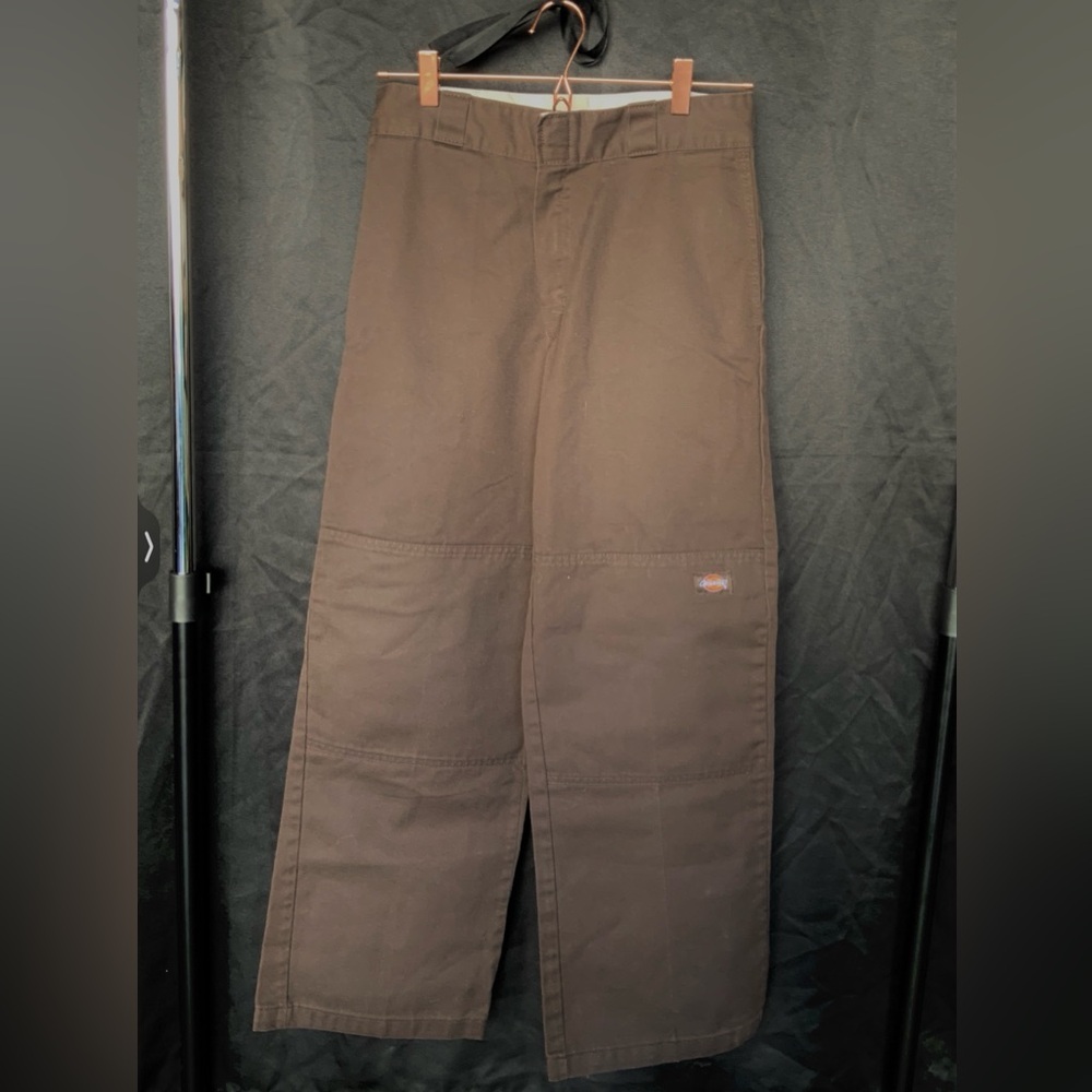 Dickies double knee loose fit deep brown pants